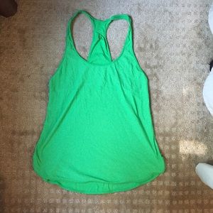 Lululemon Athletica mesh singlet in green