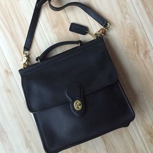 Authentic Navy Coach Purse