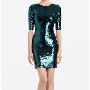 BCBG Sequined Cocktail Dress