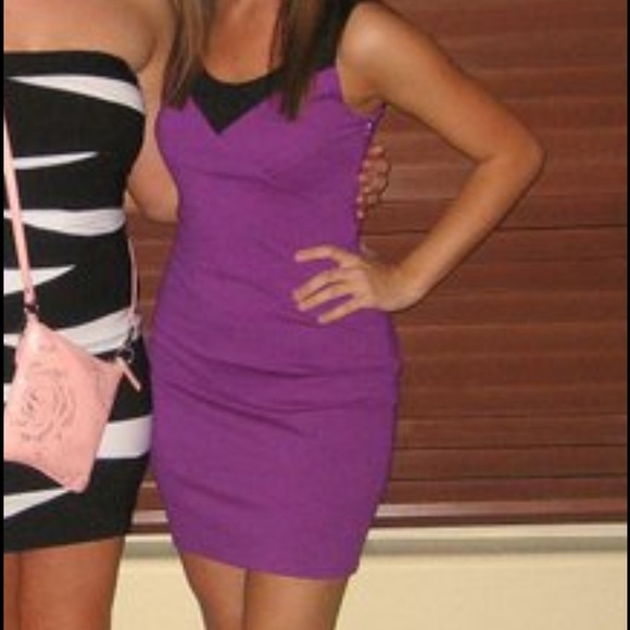 Express bandage dress with mesh material Worn once