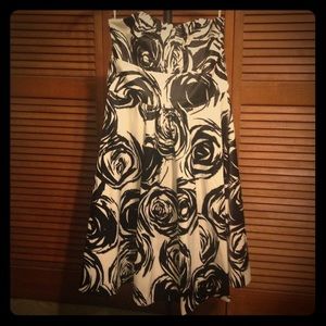 White House black market strapless dress