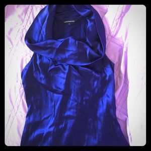 Silk cowl neck blouse