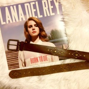 Brown Boho Vintage Leather Belt