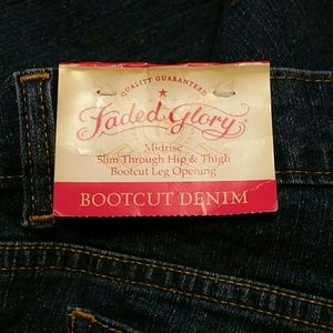 Faded Glory Jeans - Jeans Boot cut Leg Opening Faded Glory Jeans - Jeans Boot cut Leg Opening