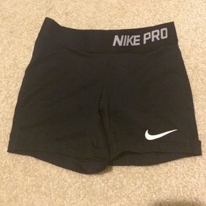 Nike pro compression shorts