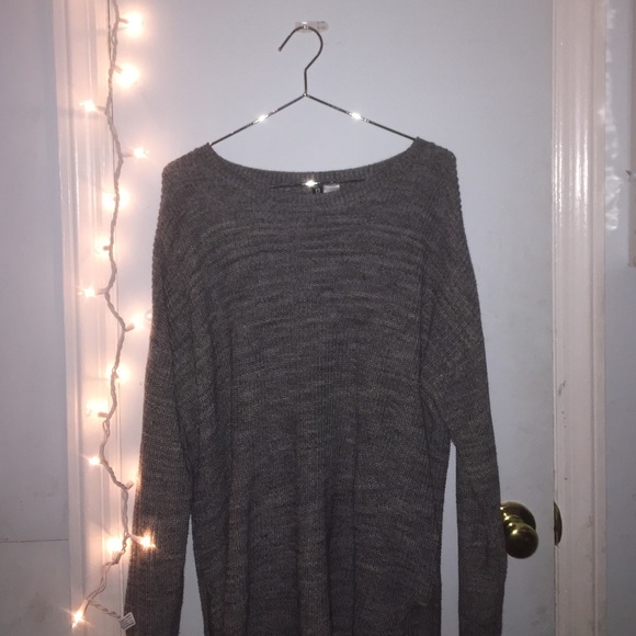 Comfy slouchy Knit Sweater with zipper detail