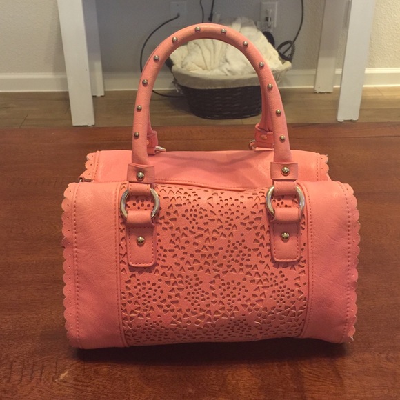 Purse with cut out design