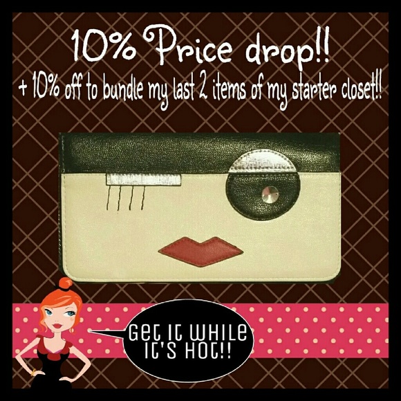 Nine West Emoji Face crossbody/clutch