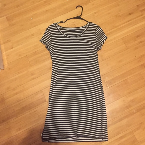 Black and cream dress