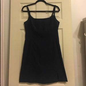 Sued navy blue dress