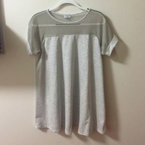 Grey Mesh TOBI Dress. Size L. Never worn.