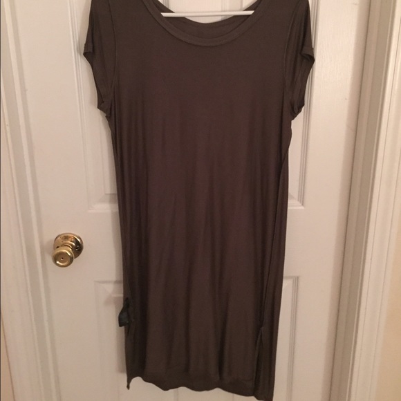 ❌SOLD❌Army green cotton dress. HM. Medium.