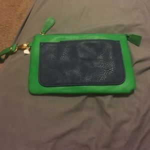Green handbag