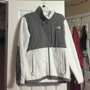 White north face jacket