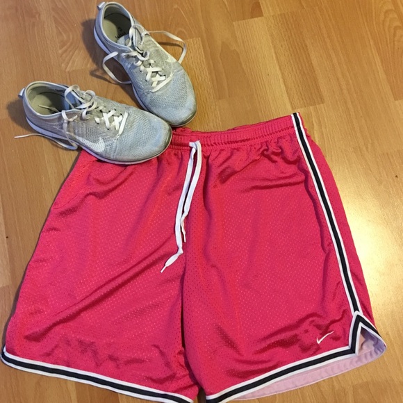 Pink Nike Basketball Shorts
