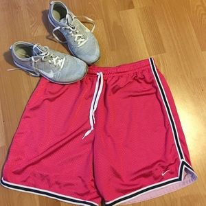Pink Nike Basketball Shorts