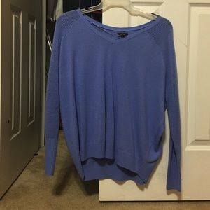 Blue long sleeve sweater