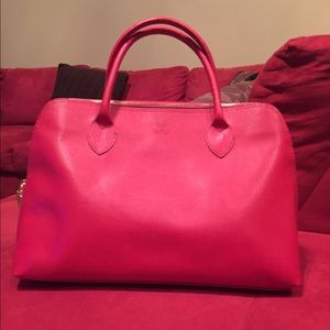 Red Italian handbag