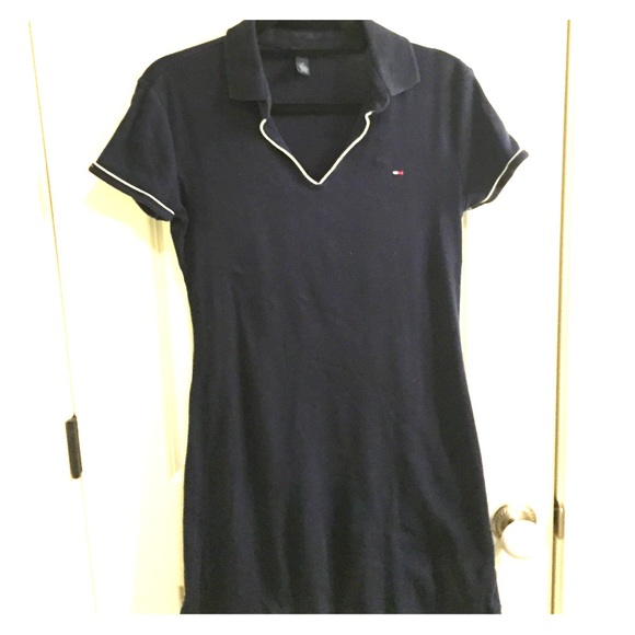 Navy Tommy Hilfiger polo dress