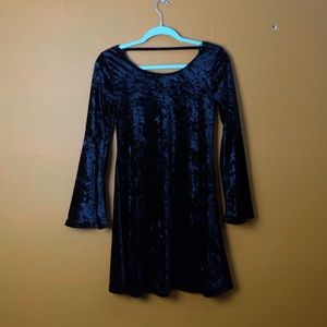 Donating soon | One clothing black velvet dress