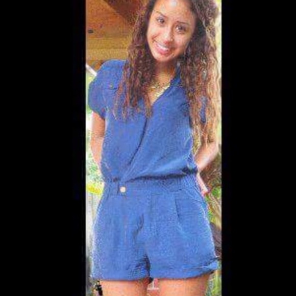 Navy Romper S