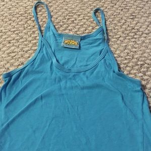 C & C Blue cotton tank top