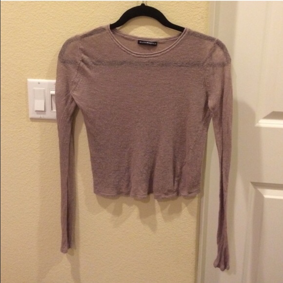 sheer brandy knit