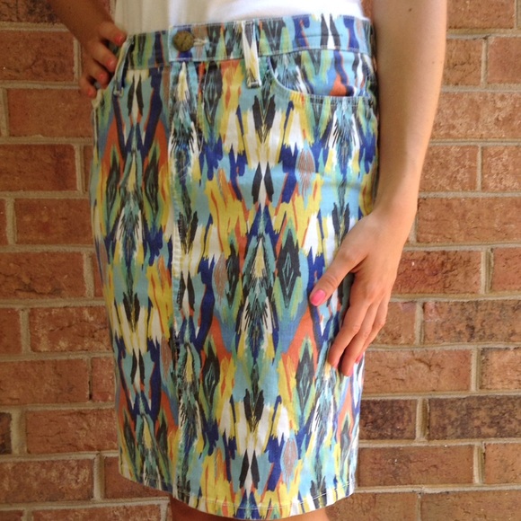 🍋Unique Denim Pencil Skirt