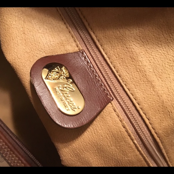 Authentic Vintage Gucci Duffel Bag