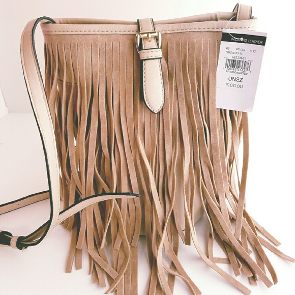 NWT Wilsons Leather Tassel Crossbody - Picture 3 of 3
