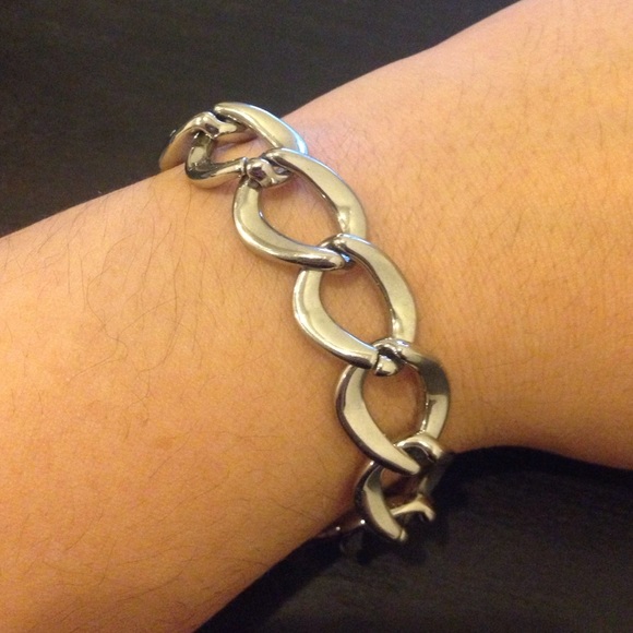 Fossil Silver Bangle Bracelet