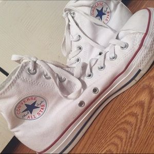 Hightop white converse