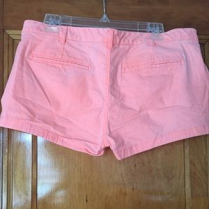 EXPRESS SIZE 10 CORAL SHORTS