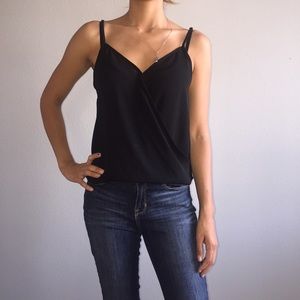Black tank top