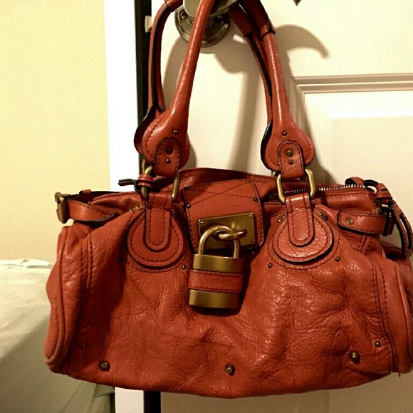 Authentic Chloe Paddington Leather Handbag