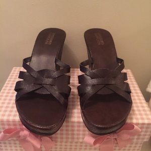 Mossimo Supply Company Brown Wedges