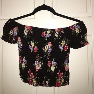 Brandy off the shoulder shirt