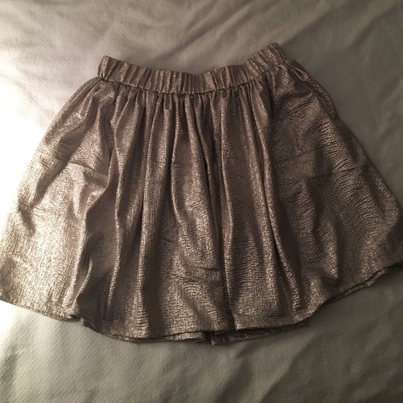 Gold shimmer skirt