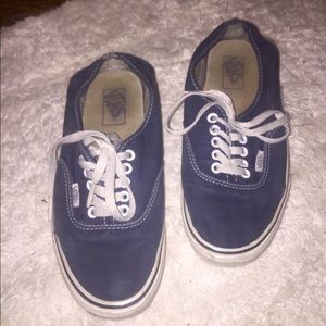 Authentic Navy Blue Vans