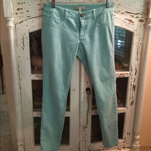 Mint Green Cabi Low Rise Ankle