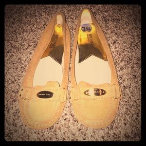 Michael Kors tan loafers