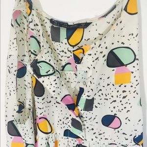 Zara Tops - Playful pattern Zara blouse Zara Tops - Playful pattern Zara blouse