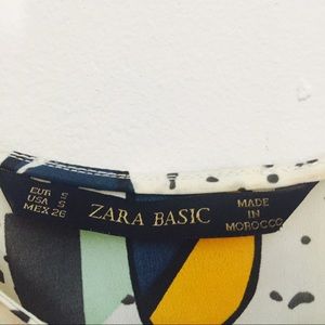 Zara Tops - Playful pattern Zara blouse Zara Tops - Playful pattern Zara blouse
