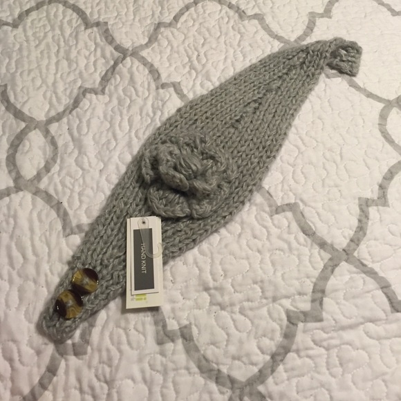 Soft grey head wrap from Dillard's