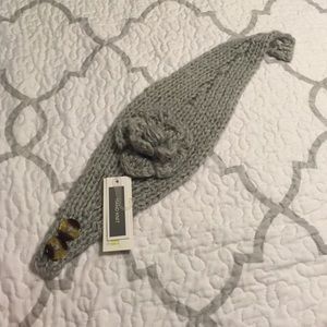 Soft grey head wrap from Dillard's