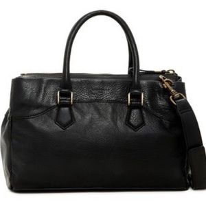 Liebeskind Georgia leather satchel, black