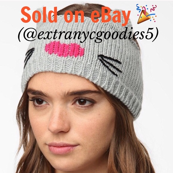 Urban Outfitters Cat Ear Warmer Headband