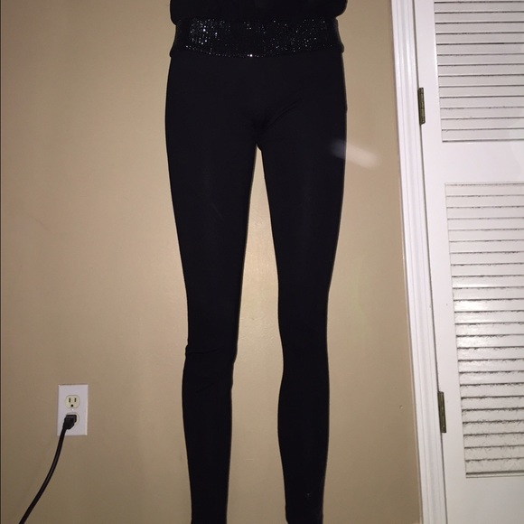 Bebe one piece romper strapless top Leggins pants - Picture 2 of 3