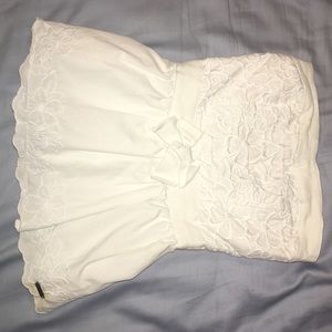 White Hollister Tube Top