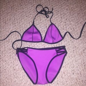 Purple bikini